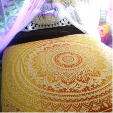 Indian Decor Mandala Tapestry Wall Hanging Hippie Throw Bohemian Queen Bedspread Beach towel   